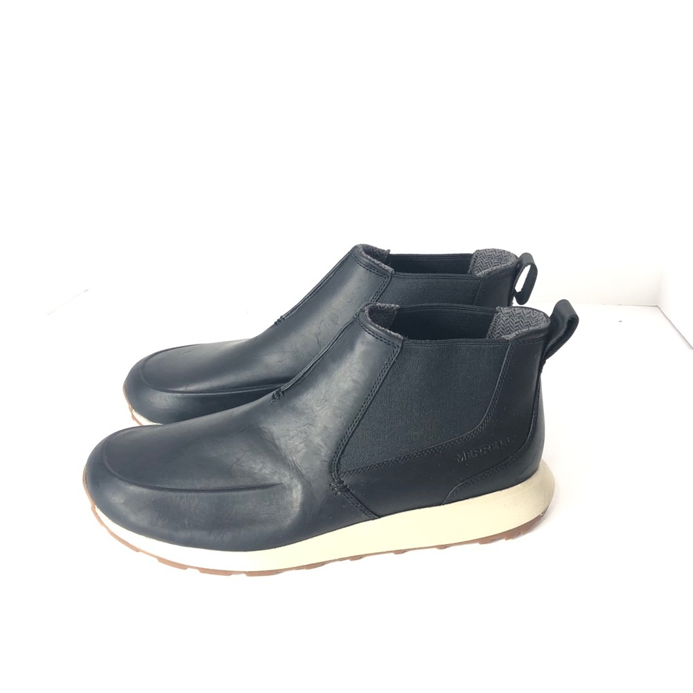 Merrell Waitsfield Slip-on Flat Ankle Black Comfort Boot.. Size 11. Classy Rare